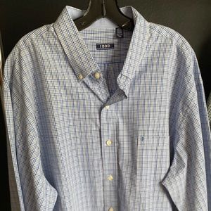 IZOD Mens Long Sleeve Button Down Shirt
